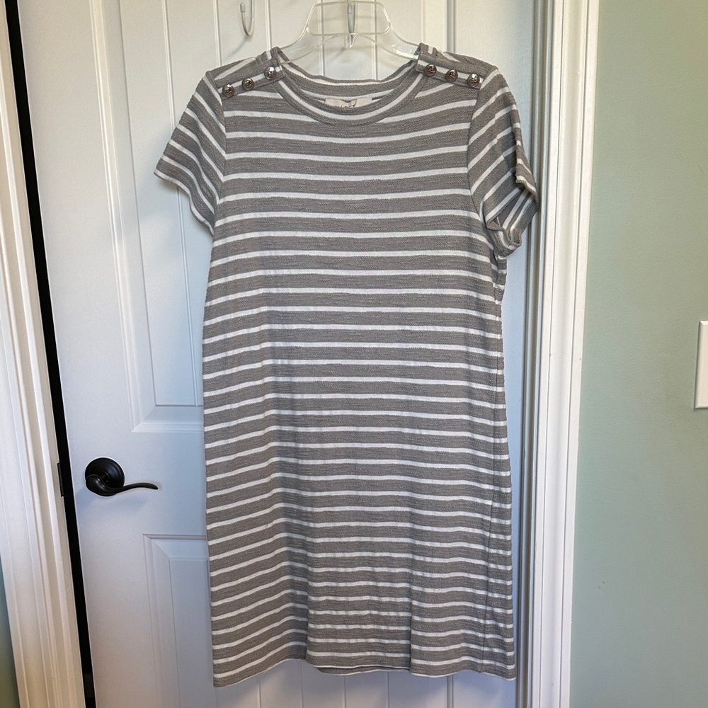Loft striped t-shirt dress